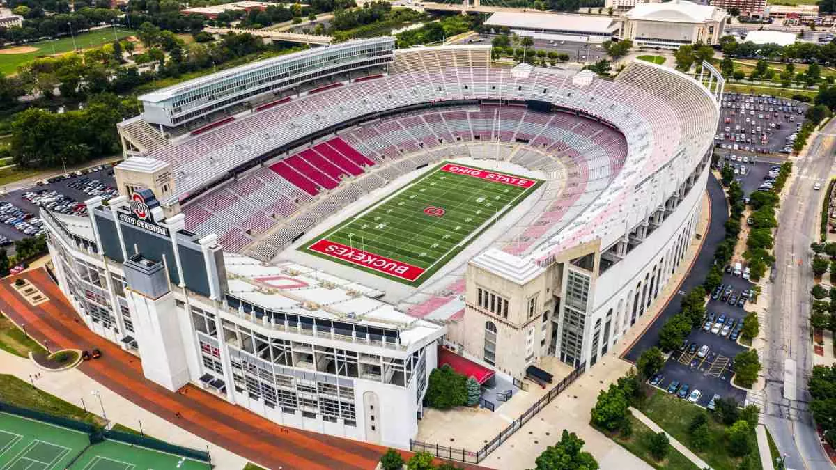 Platz 4 der größten Stadien der Welt: Ohio Stadium, USA: