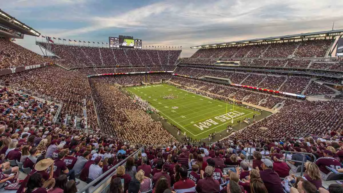 Platz 5 der größten Stadien der Welt: Kyle Field, USA: