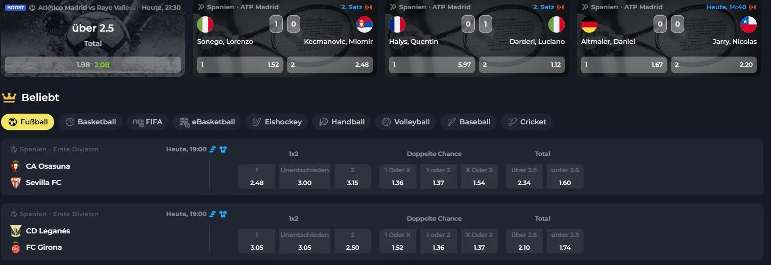 FelixSpins Sportwetten
