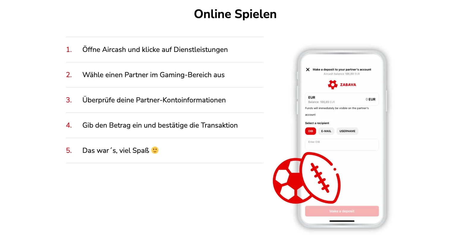Aircash Sportwetten Benutzung