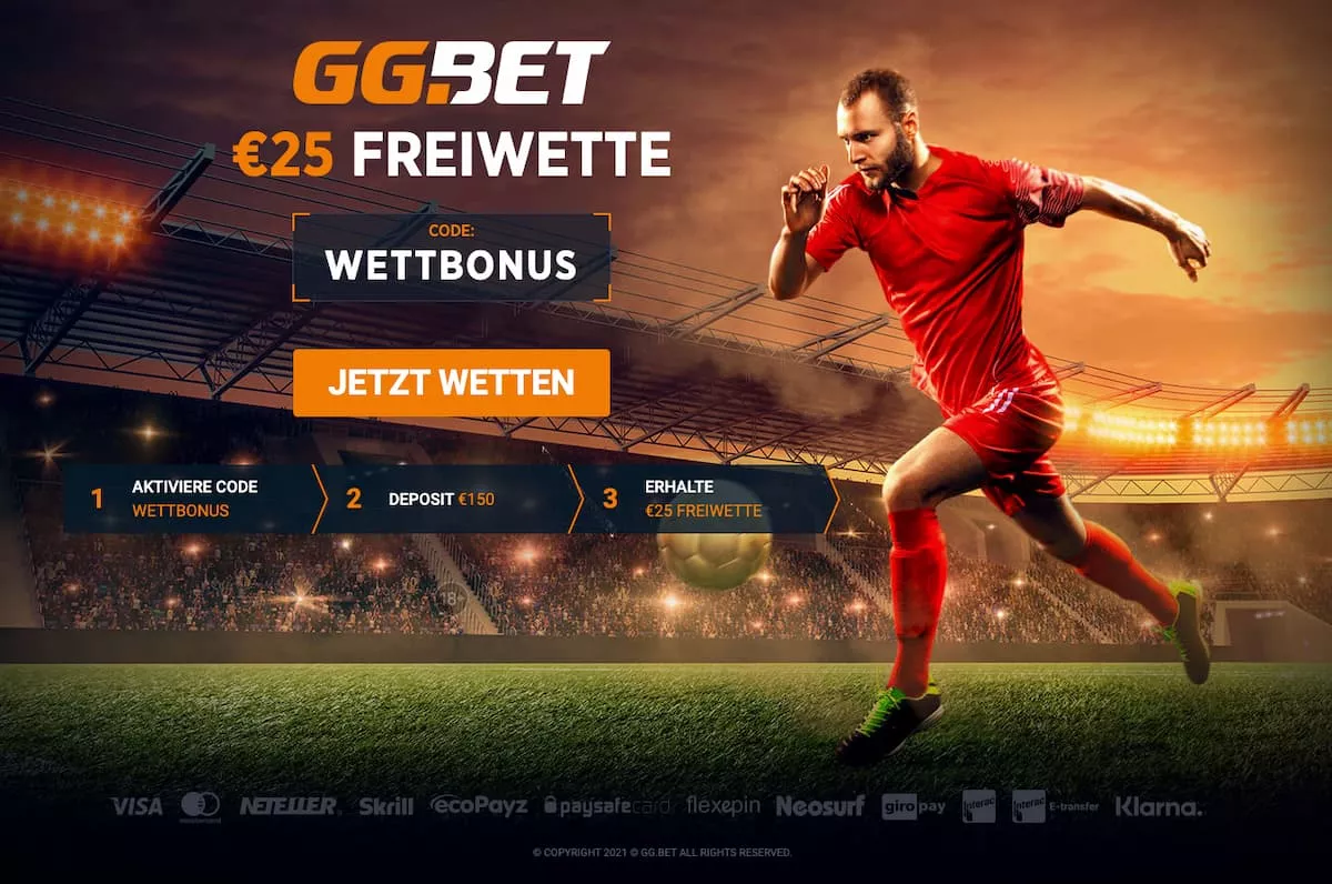 GGbet Bonus Freiwette 