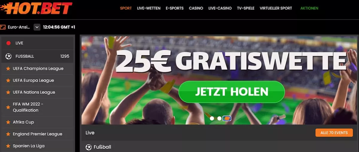 Hotbet Sportwetten