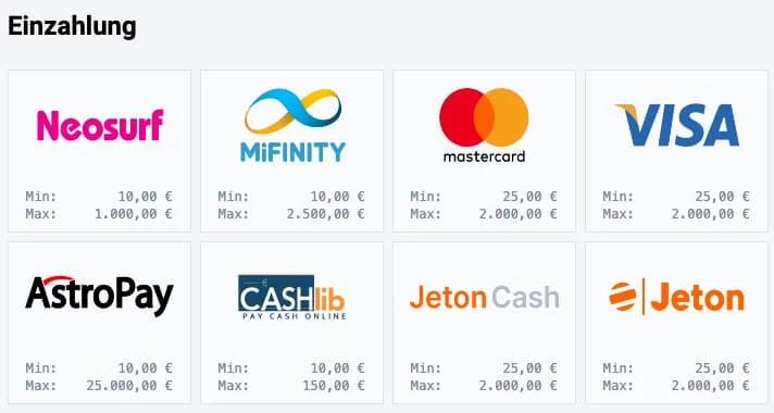 Nords Casino Einzahlung