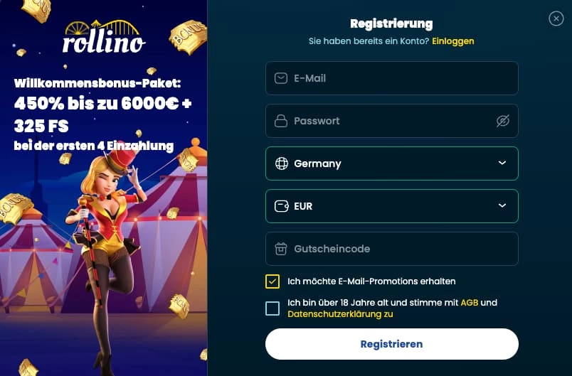 Rollino Sportwetten Bonus
