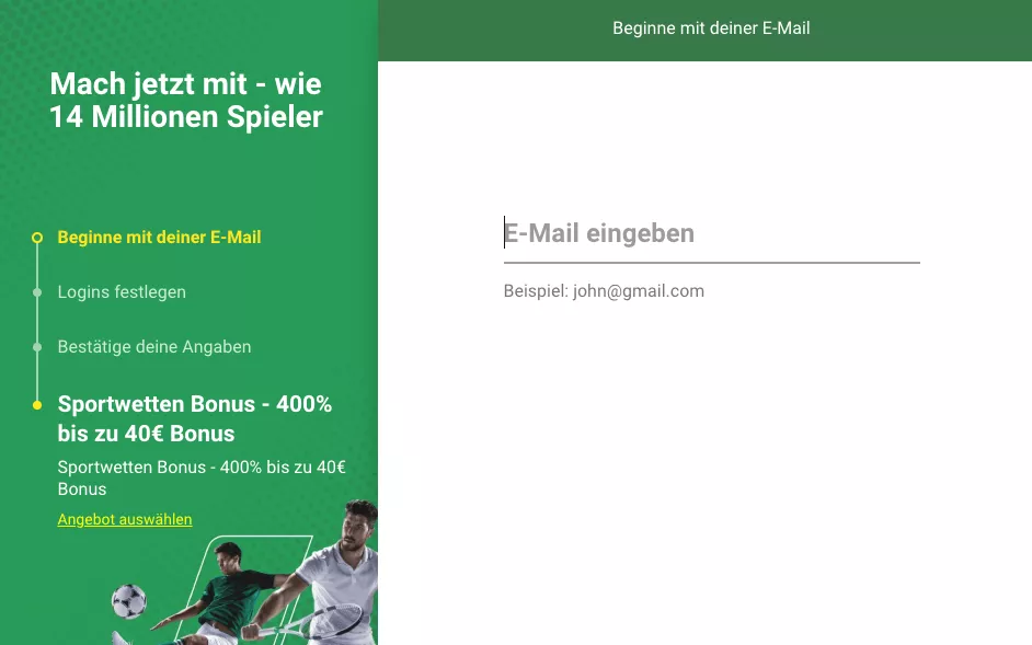 Unibet Bonus 400%