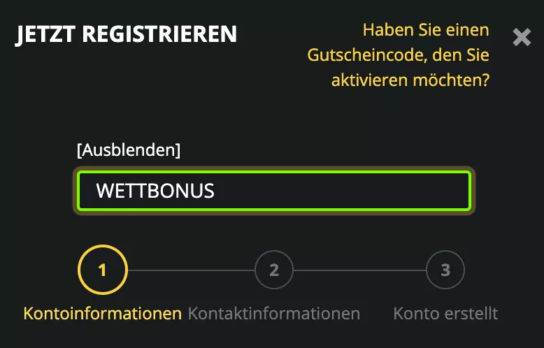 Weltbet Bonuscode